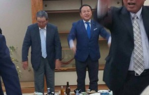 竹田地域土地改良推進協議会の新任職員歓迎会2